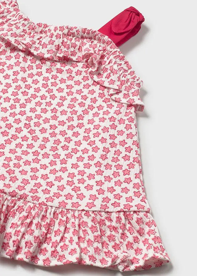 1928 VESTITO BAMBULA PRINT ROSSO MAYORAL