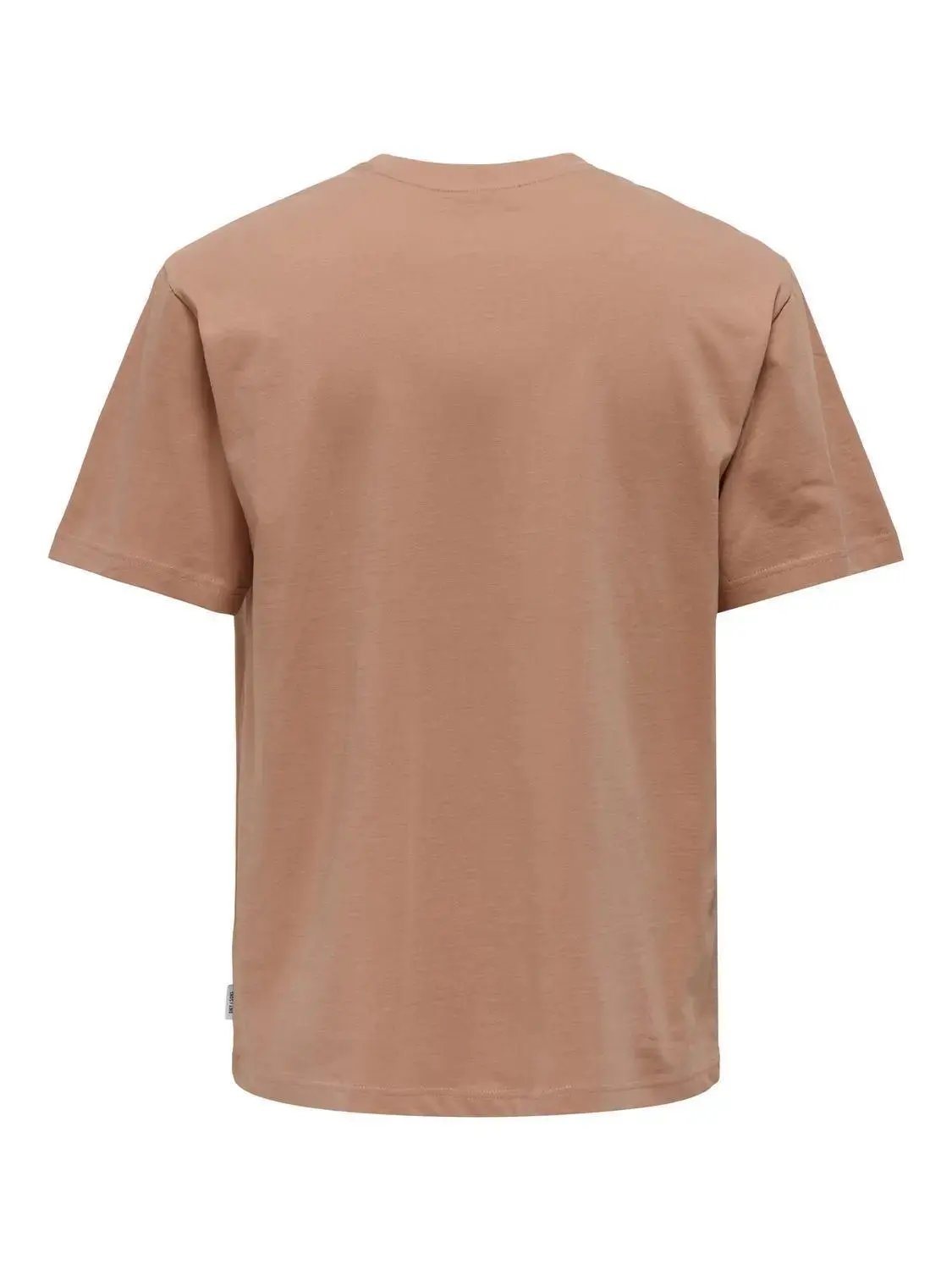 22022532 ONSFRED RLX SS TEE NOS MARRONE CHIARO ONLY&SONS