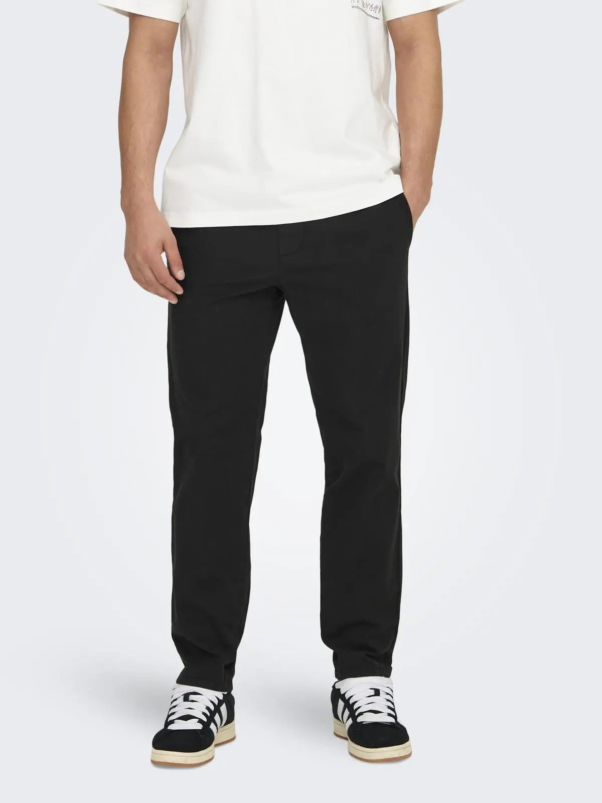 22029765 ONSLINUS TAPER 0183 PANT NOOS NERO ONLY&SONS