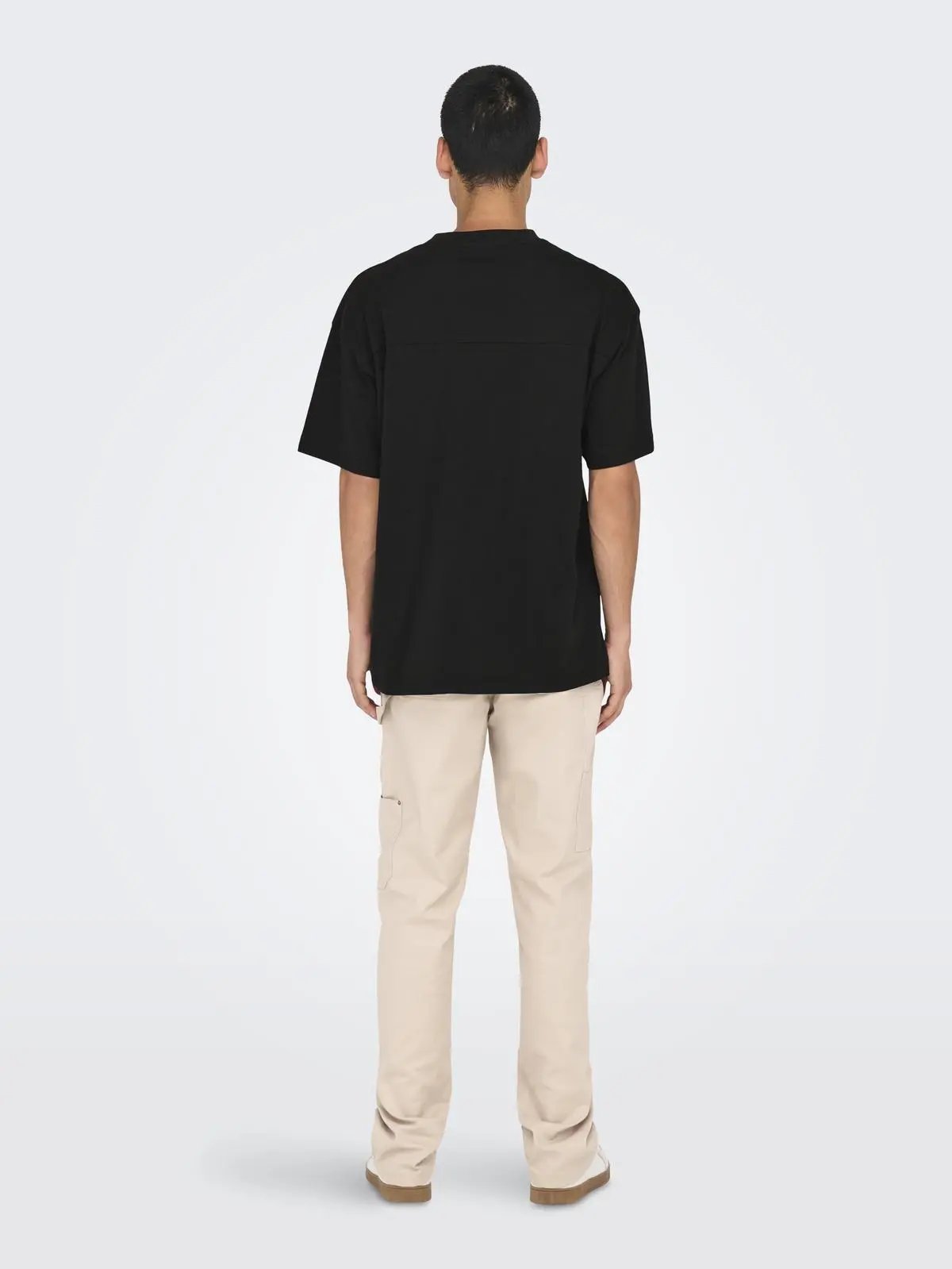 22034766 ONSKING LIFE LOOSE SS TEE NERO ONLY&SONS