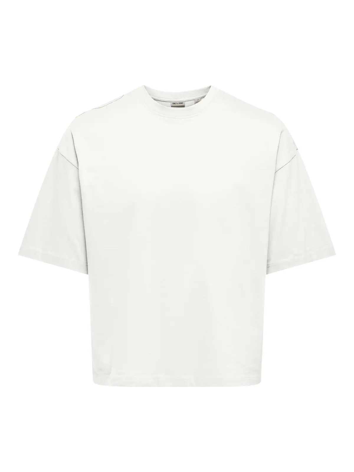 22035811 ONSFRED RLX SS CROP TEE BIANCO ONLY&SONS
