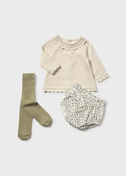 2256 COMPL.SHORT COLLANT TRICOT VERDE OLIVA MAYORAL