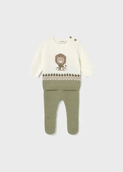 2563 COMPL.GHETTINA MAGLIA VERDE OLIVA MAYORAL