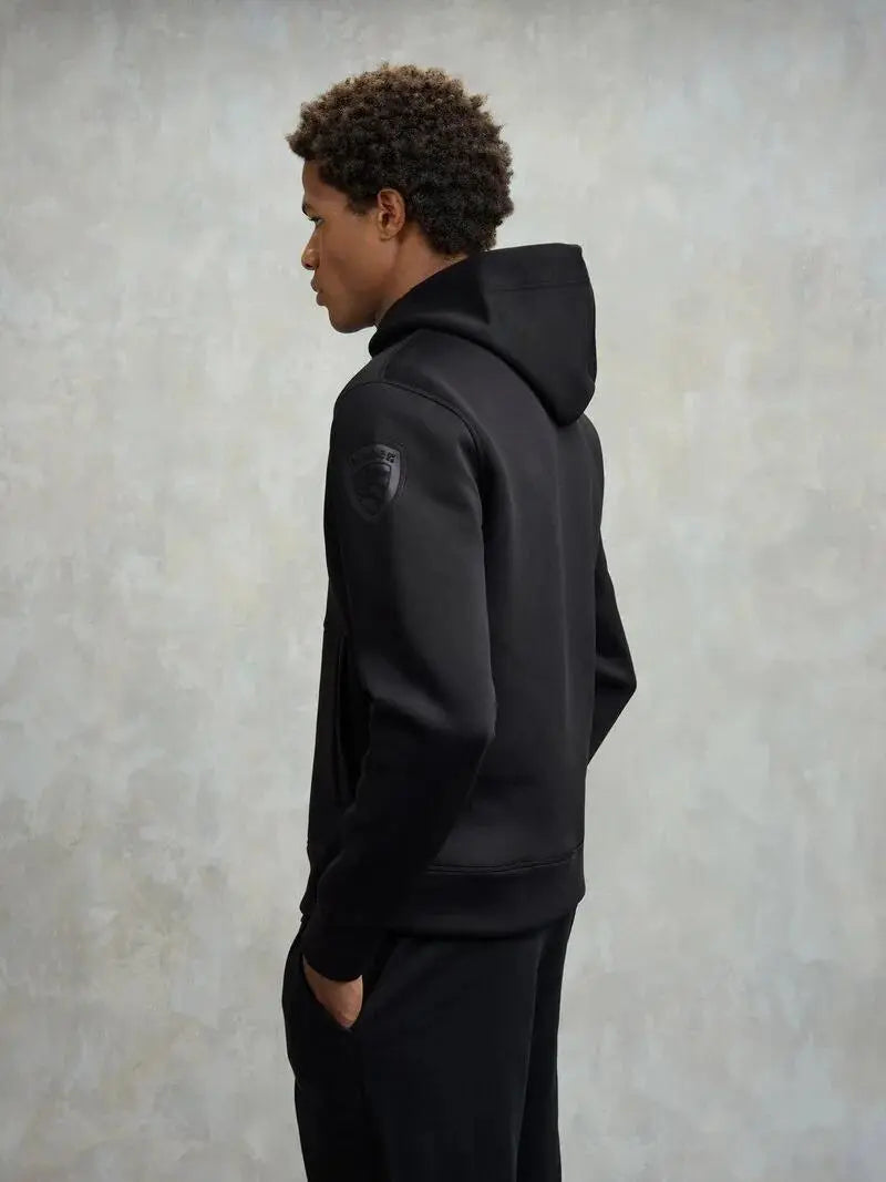 25WBLUF02093 004745 COLBY FELPA APERTA CAPPUCCIO NERO BLAUER