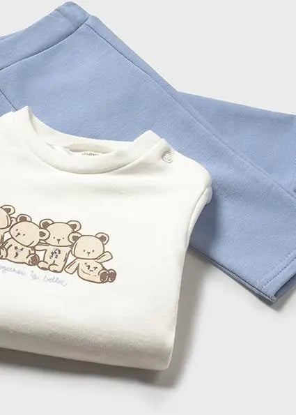 2632 TUTA SMANICATO BLU MAYORAL