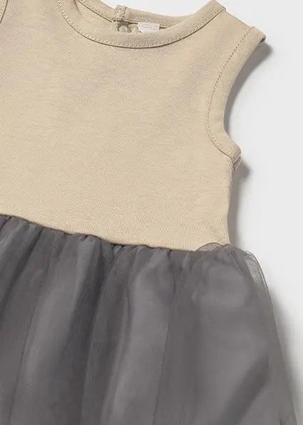 2808 VESTITO TRICOT TULL CEREALE MAYORAL