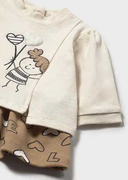 2833 VESTITO FELPA CERAMICA MAYORAL