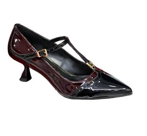 2937 DECOLTE' NERO/BORDEAUX ALBANO