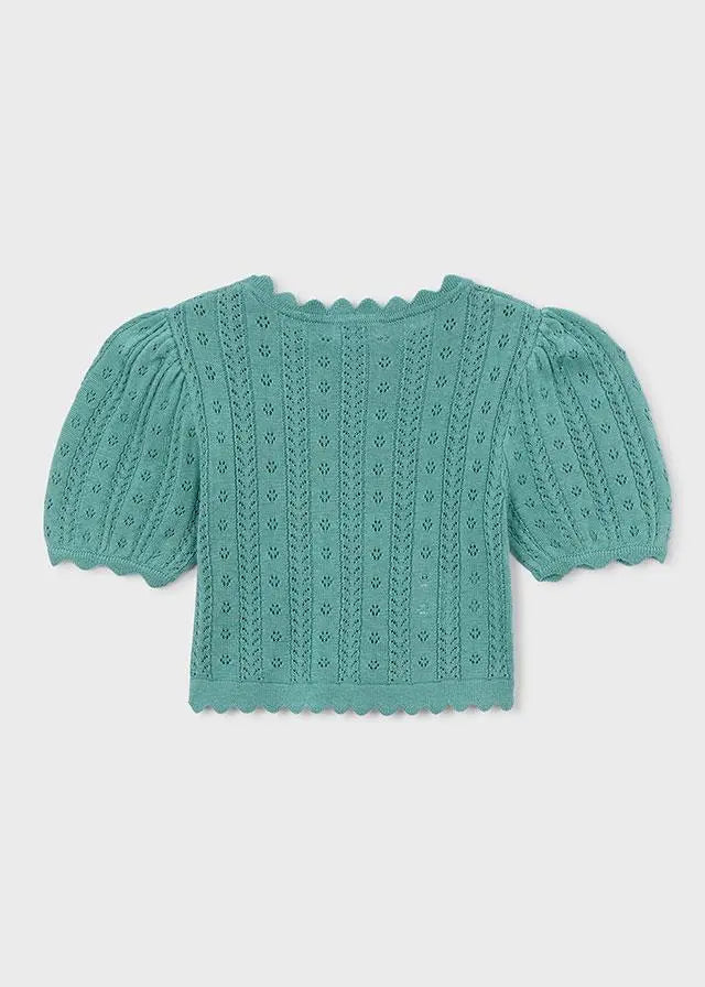 3003 MAGLIETTA M/C TRICOT MENTA MAYORAL