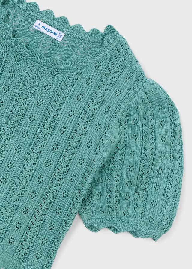 3003 MAGLIETTA M/C TRICOT MENTA MAYORAL