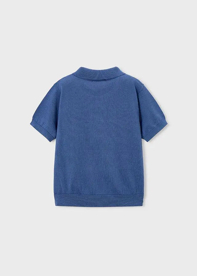 3106 POLO M/C TRICOT INDACO MAYORAL