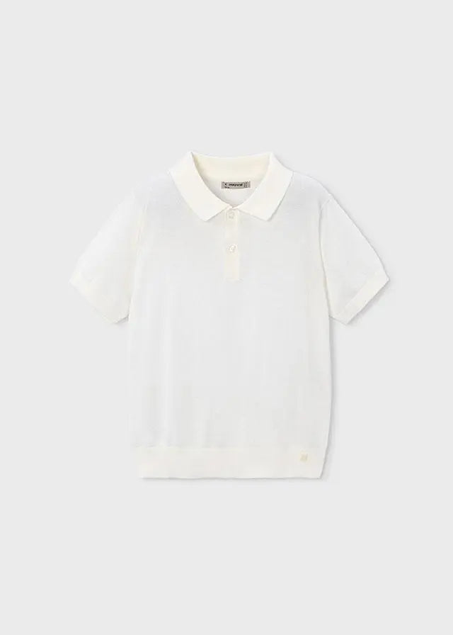 3106 POLO M/C TRICOT PANNA MAYORAL