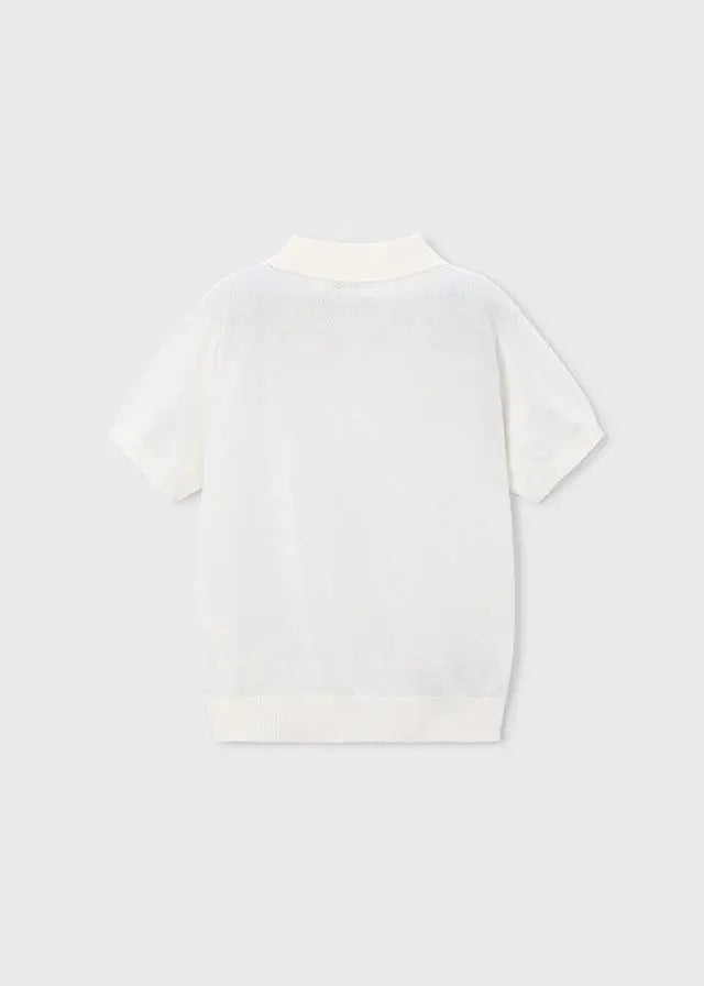 3106 POLO M/C TRICOT PANNA MAYORAL