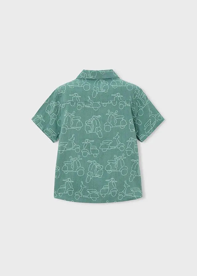 3115 CAMICIA M/C STAMPATA ALGA MAYORAL