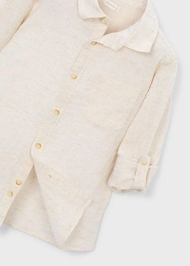 3119 CAMICIA M/L LINO AVENA MAYORAL