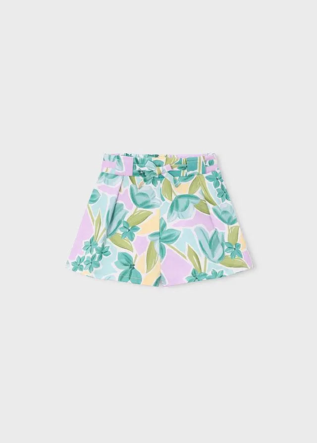 3906 GONNA PANTALONE STAMPATA VERDE ACQUA MAYORAL