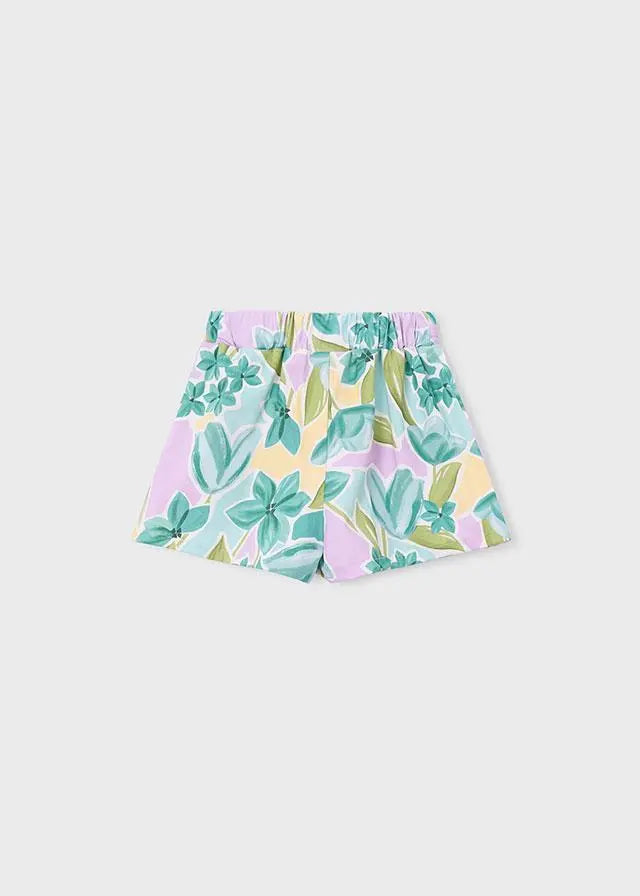 3906 GONNA PANTALONE STAMPATA VERDE ACQUA MAYORAL