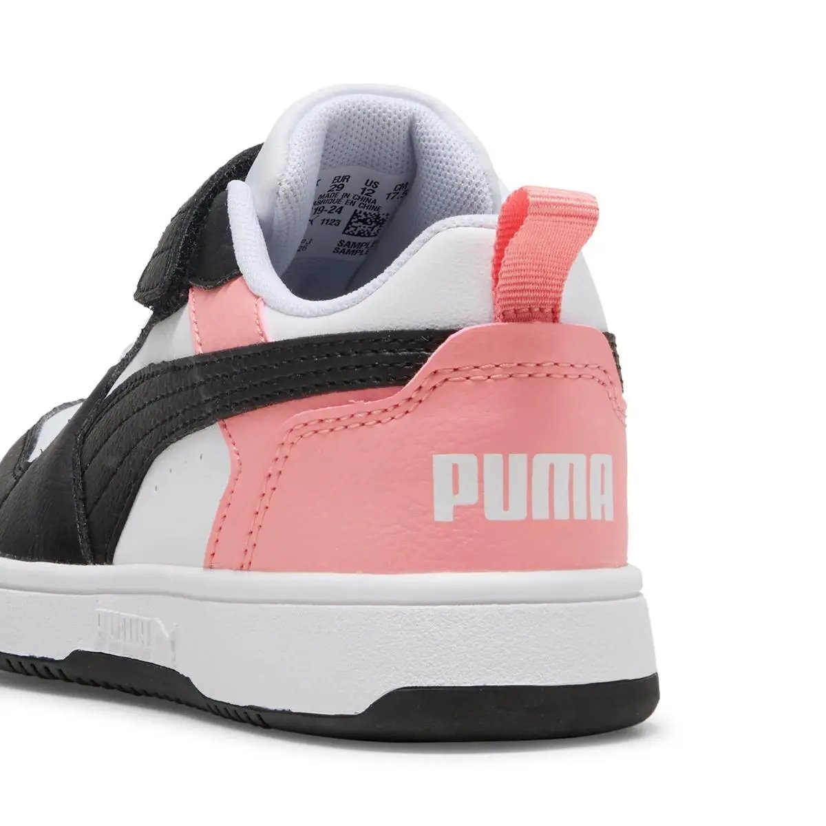 397419 REBOUND V6 LO AC+PS BIANCO NERO PUMA