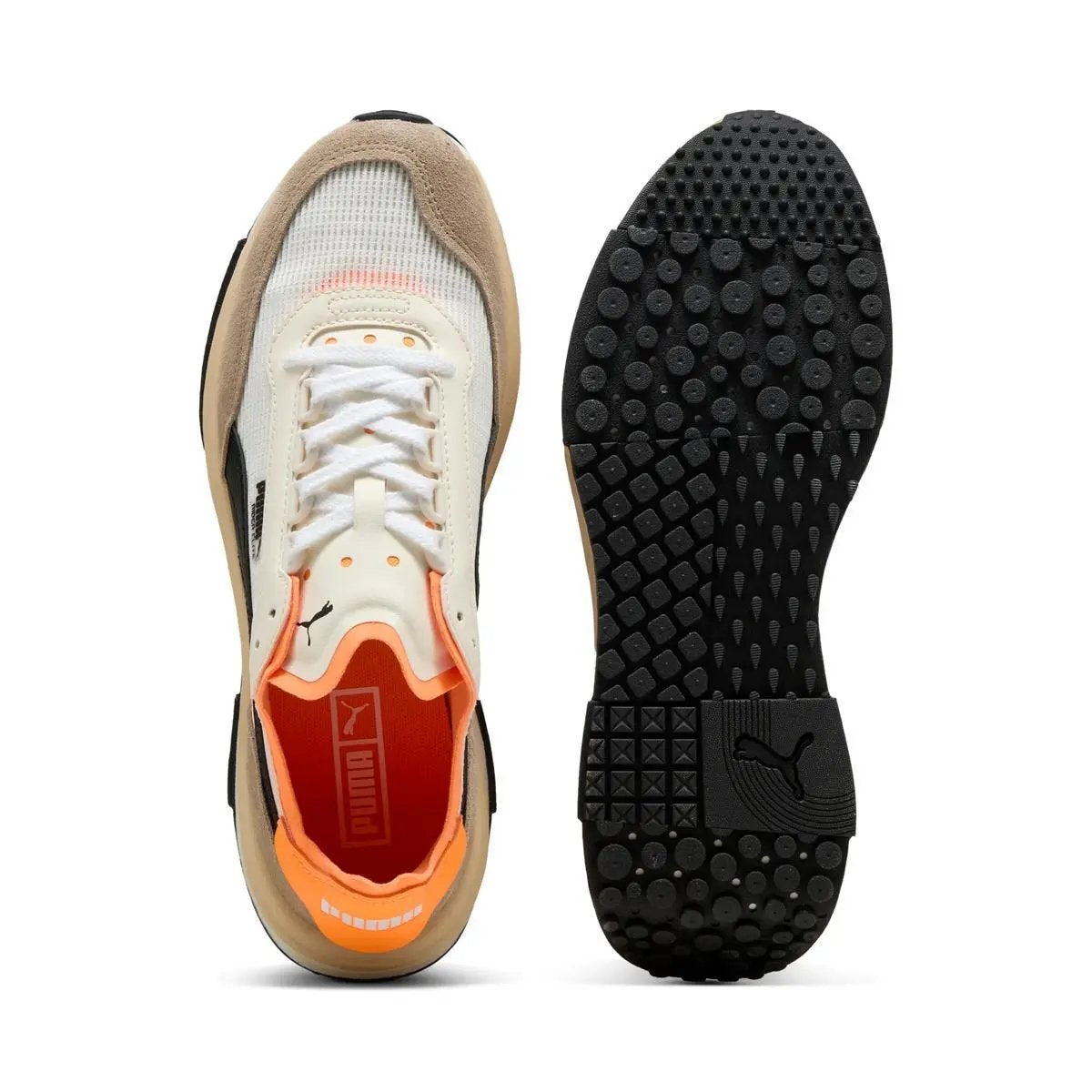 402922 RIDER ELITE BIANCO/ARANCIO PUMA