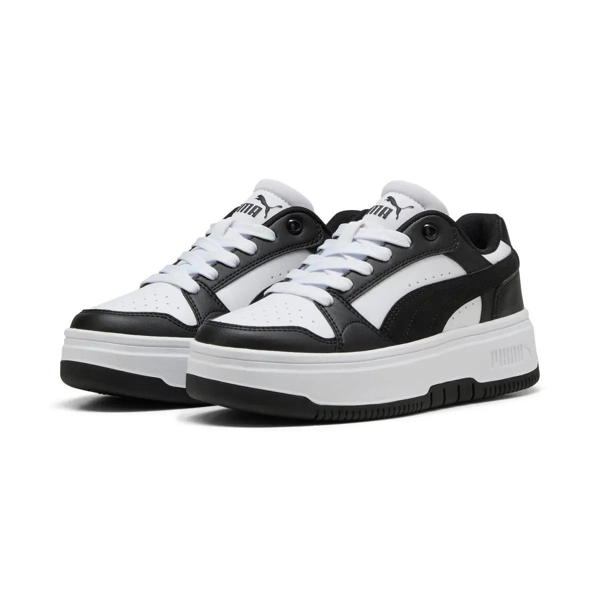 403737 REBOUND FEMME  JR BIANCO NERO PUMA