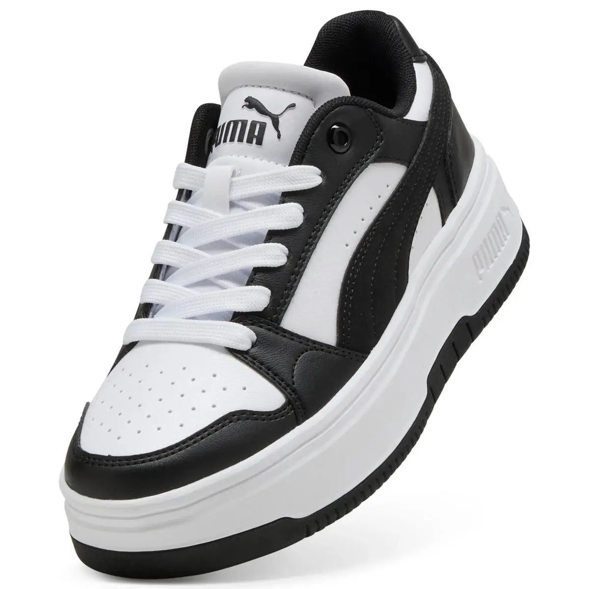 403737 REBOUND FEMME  JR BIANCO NERO PUMA