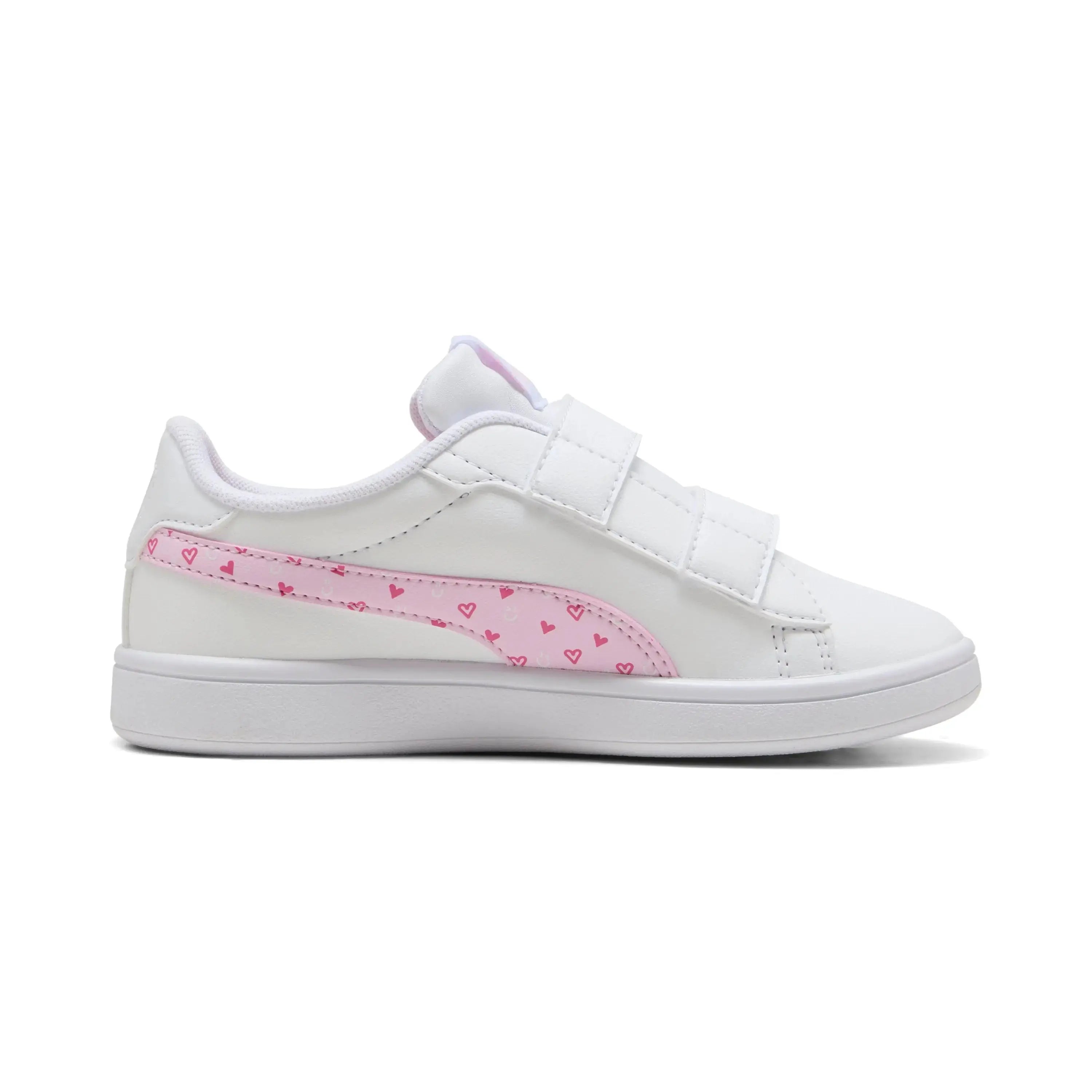 405638 SMASH 3.0 HEARTY V PS BIANCO/ROSA PUMA