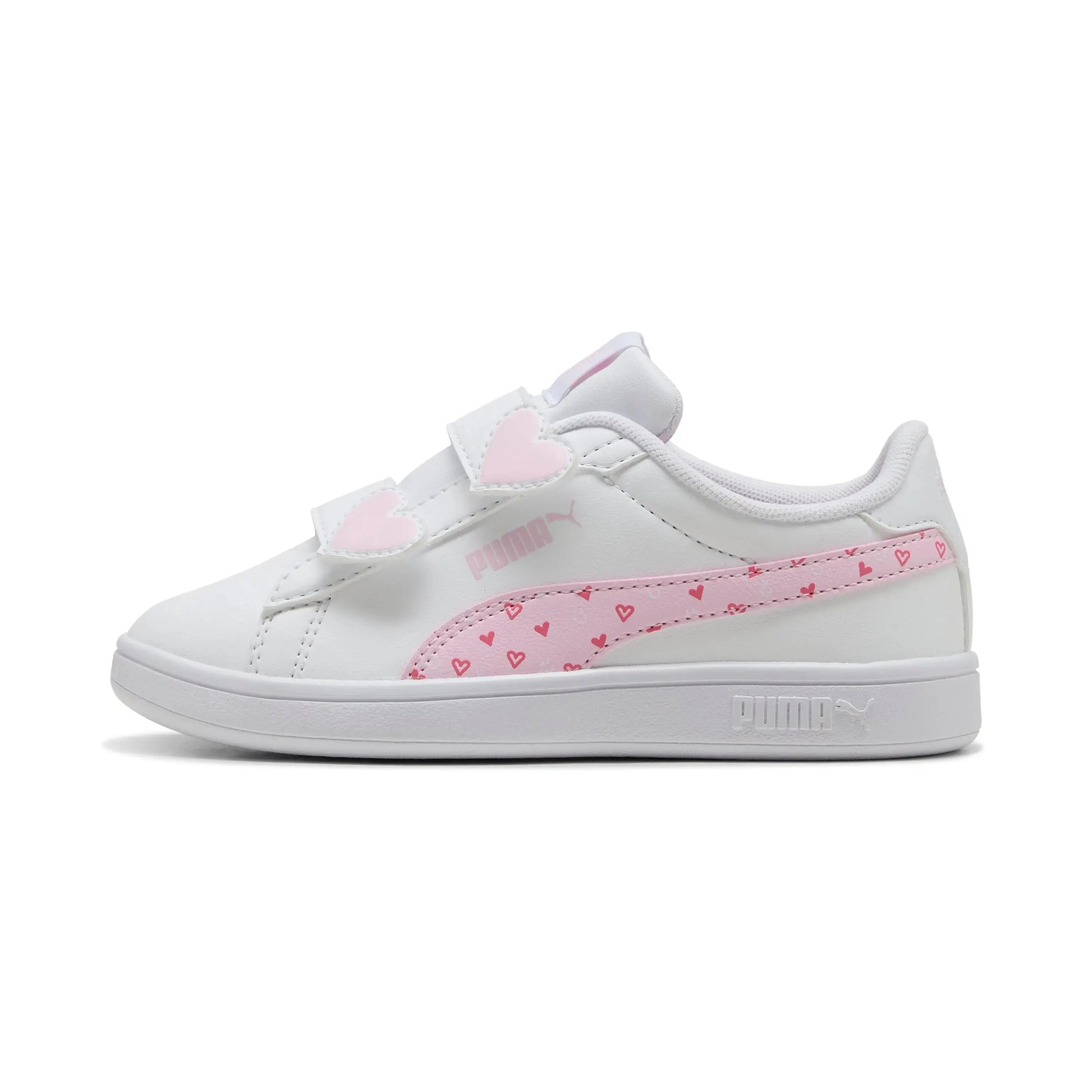 405638 SMASH 3.0 HEARTY V PS BIANCO/ROSA PUMA