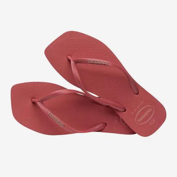 4148959 SLIM SQUARE LOGO POP UP ROSSO SCURO HAVAIANAS
