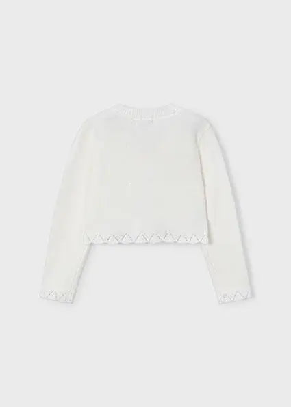 4312 CARDIGAN TRICOT ECRU MAYORAL