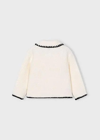 4436 GIACCA TRICOT BOUCLE PANNA MAYORAL