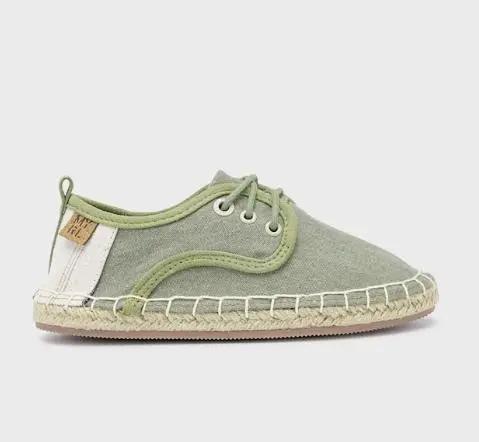 45682 ESPADRILLAS CORDONCINI VERDE MAYORAL