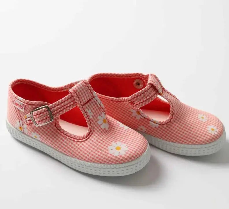 51094 SANDALIA HEB.VICHY MARGARITAS CORALLO CIENTA