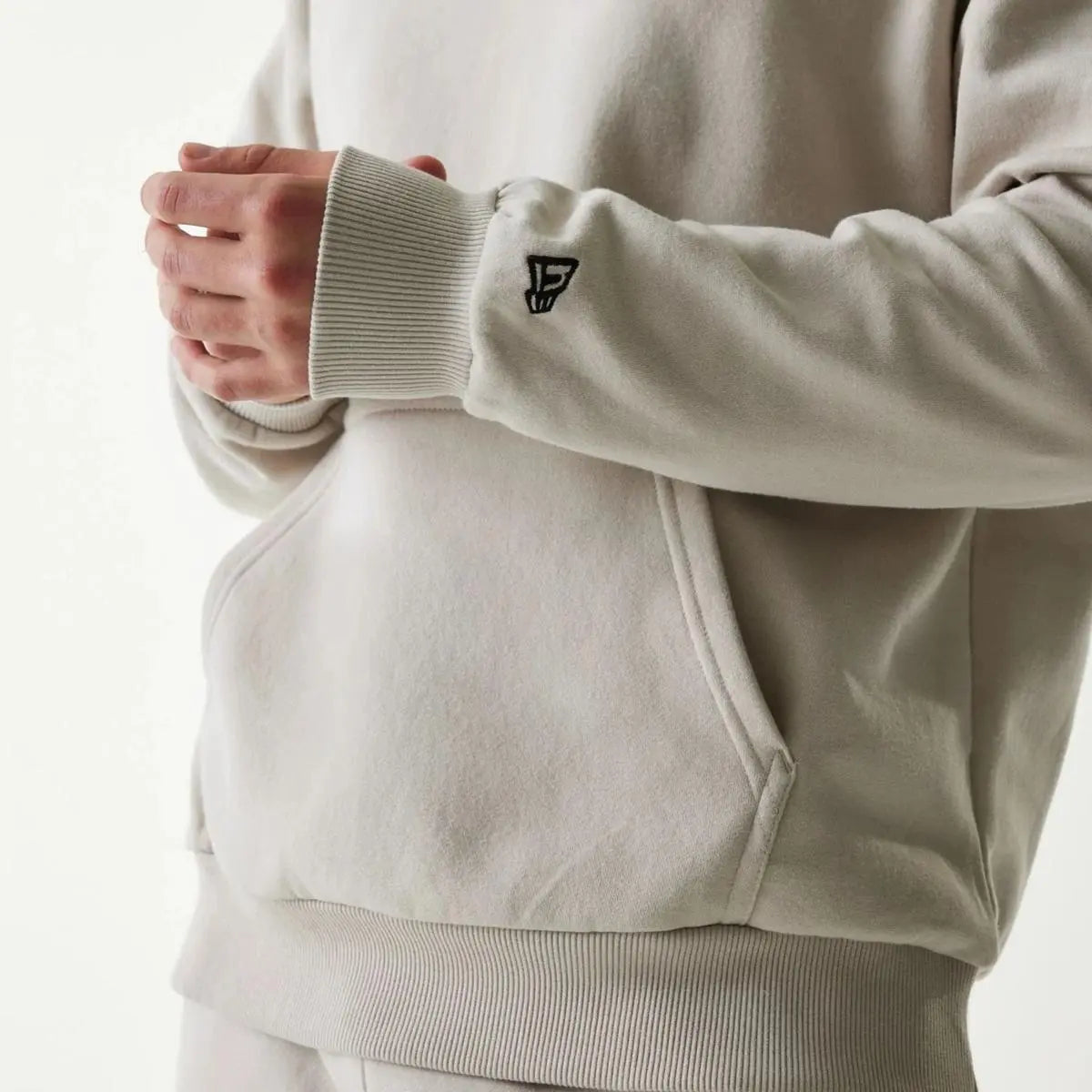 60675 NOS MLB LE MIDI OS HOODIE BB BEIGE NEWERA