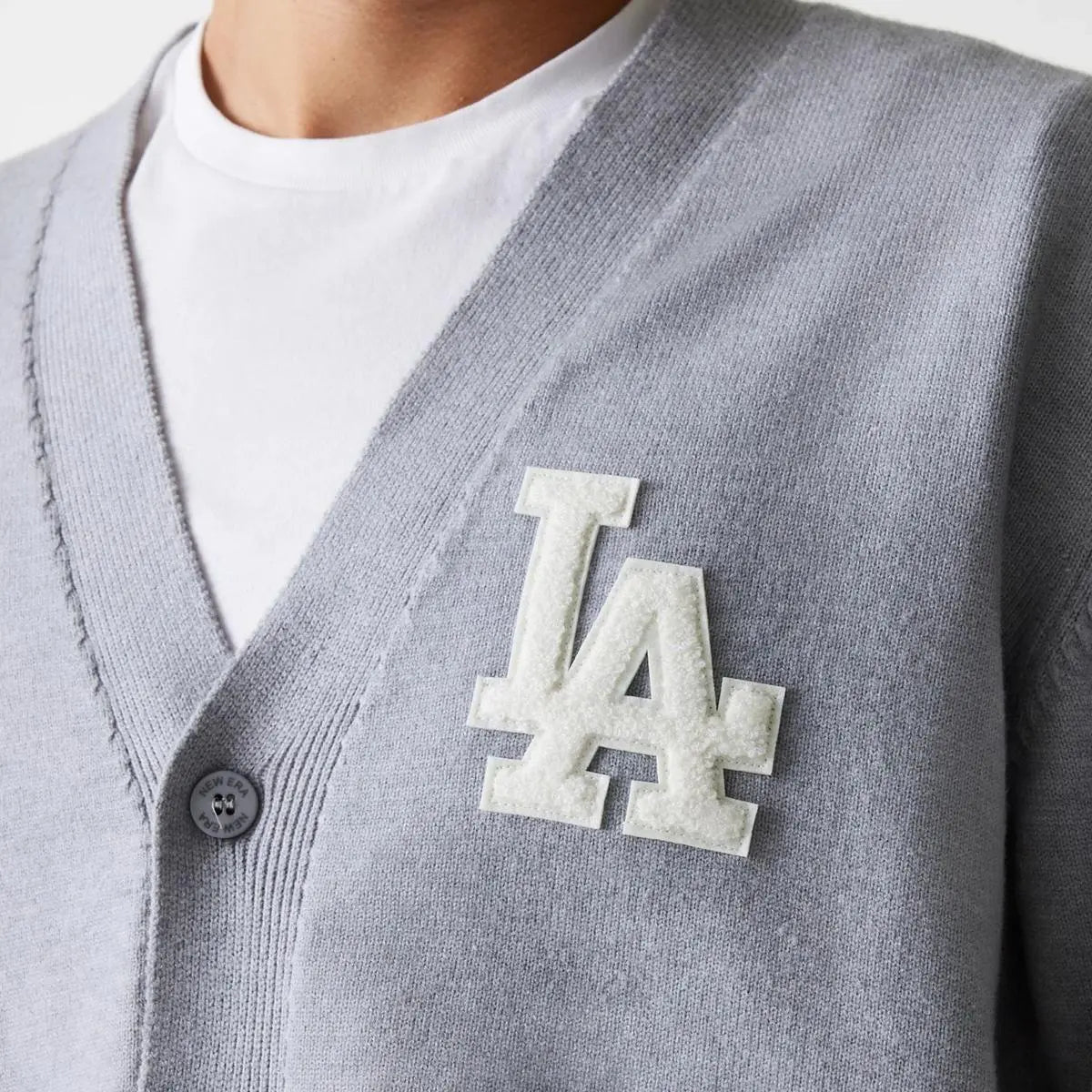 60684 MLB KNIT CARDIGAN GRIGIO NEWERA