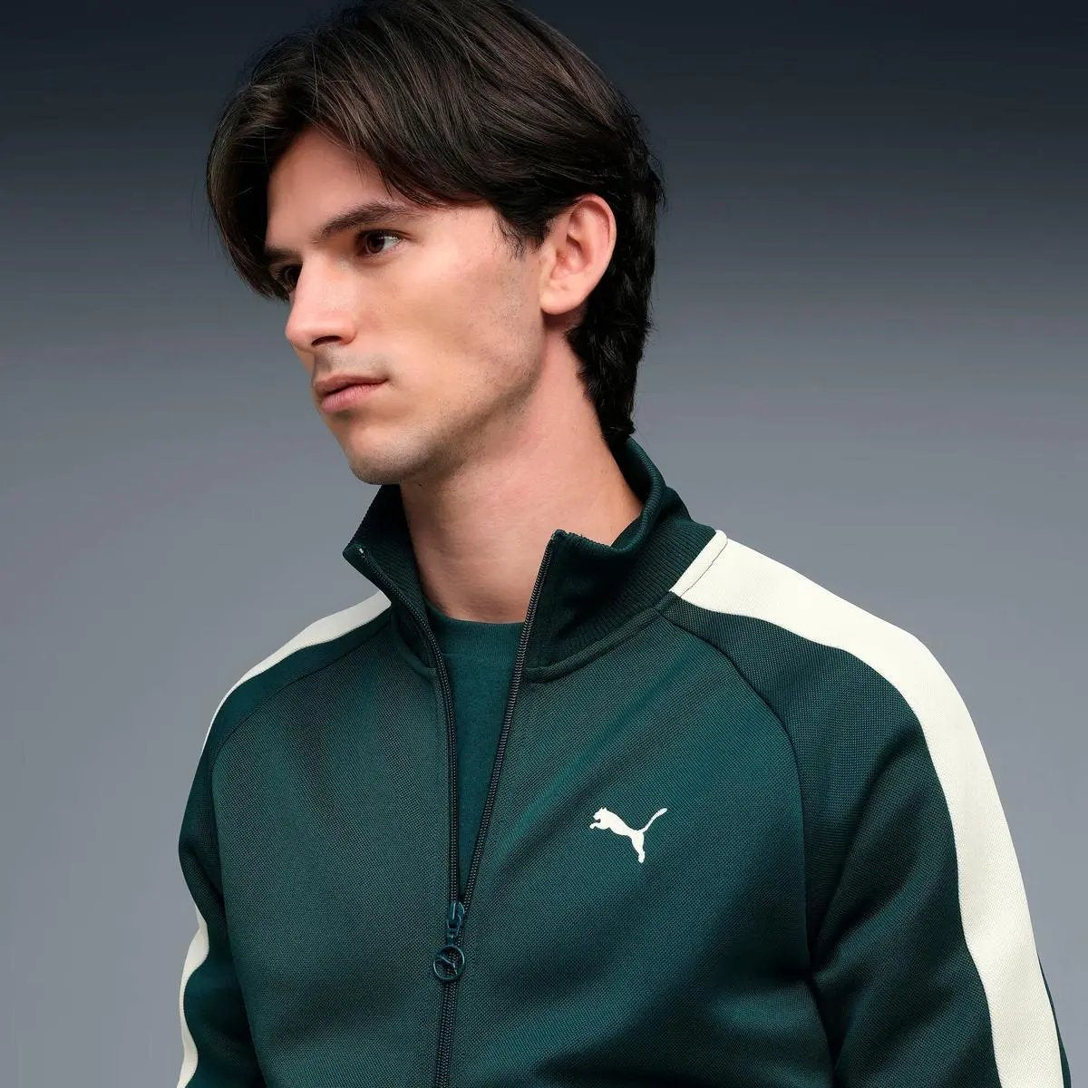 629587 T7 ALWAYS ON TRACK JACKET VERDE PUMA