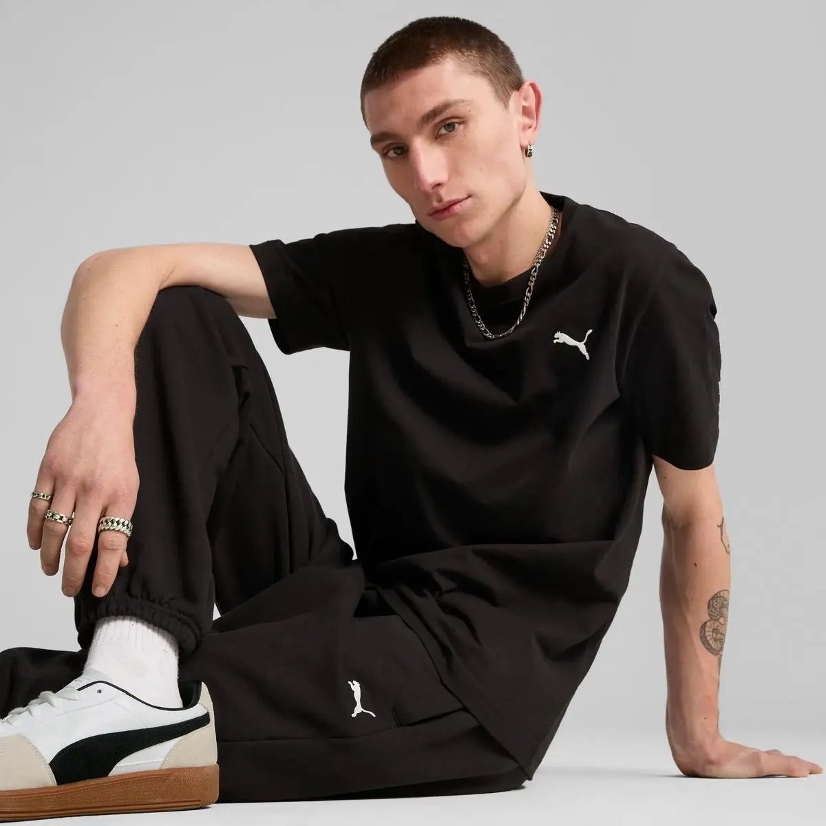 631535 WARDROBE ESS RELAXED SWEATPANTS NERO PUMA