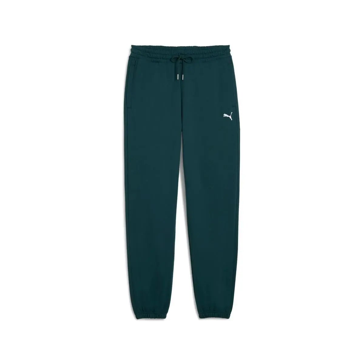 631535 WARDROBE ESS RELAXED SWEATPANTS VERDE PUMA