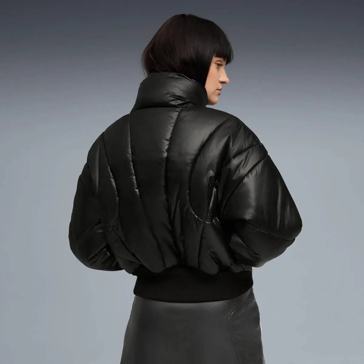 632173 DARE TO PUFFER JACKET NERO PUMA