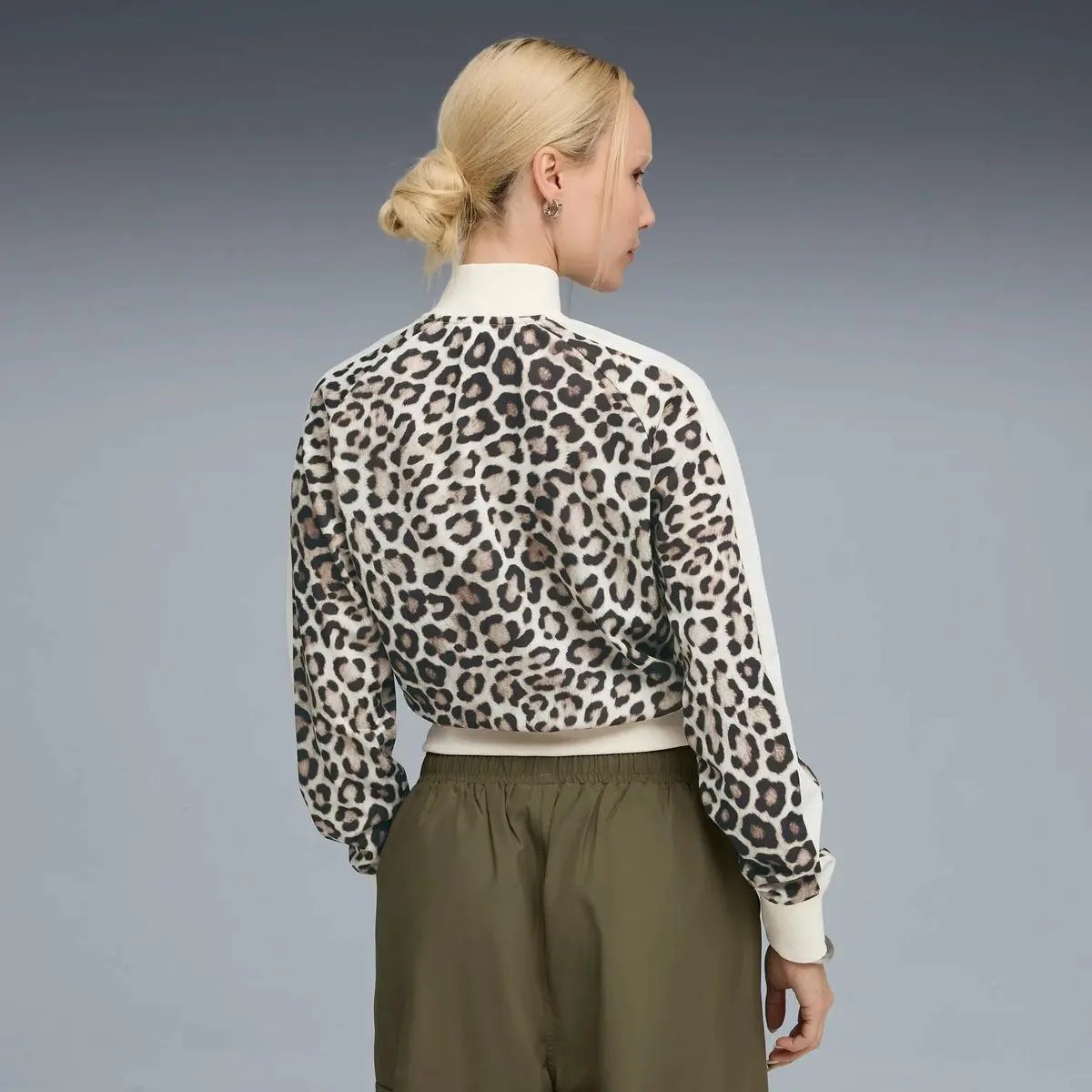 632342 T7 LEO LUXE AOP TRACK JACKET BEIGE LEOPARD PUMA