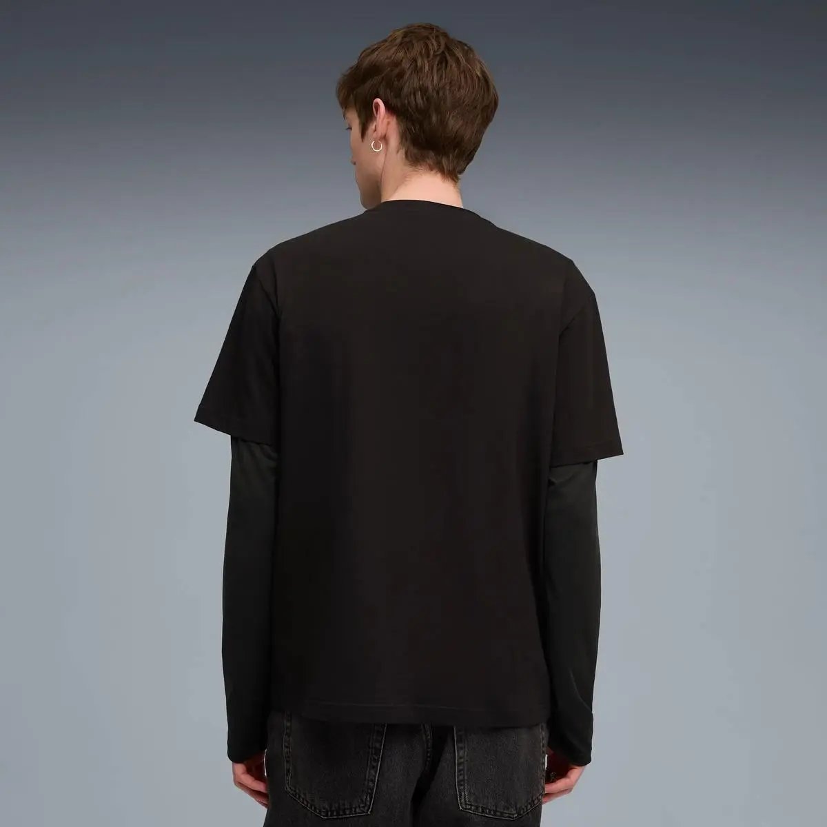 634453 MAXIMAL METALLIC RELAXED TEE NERO PUMA