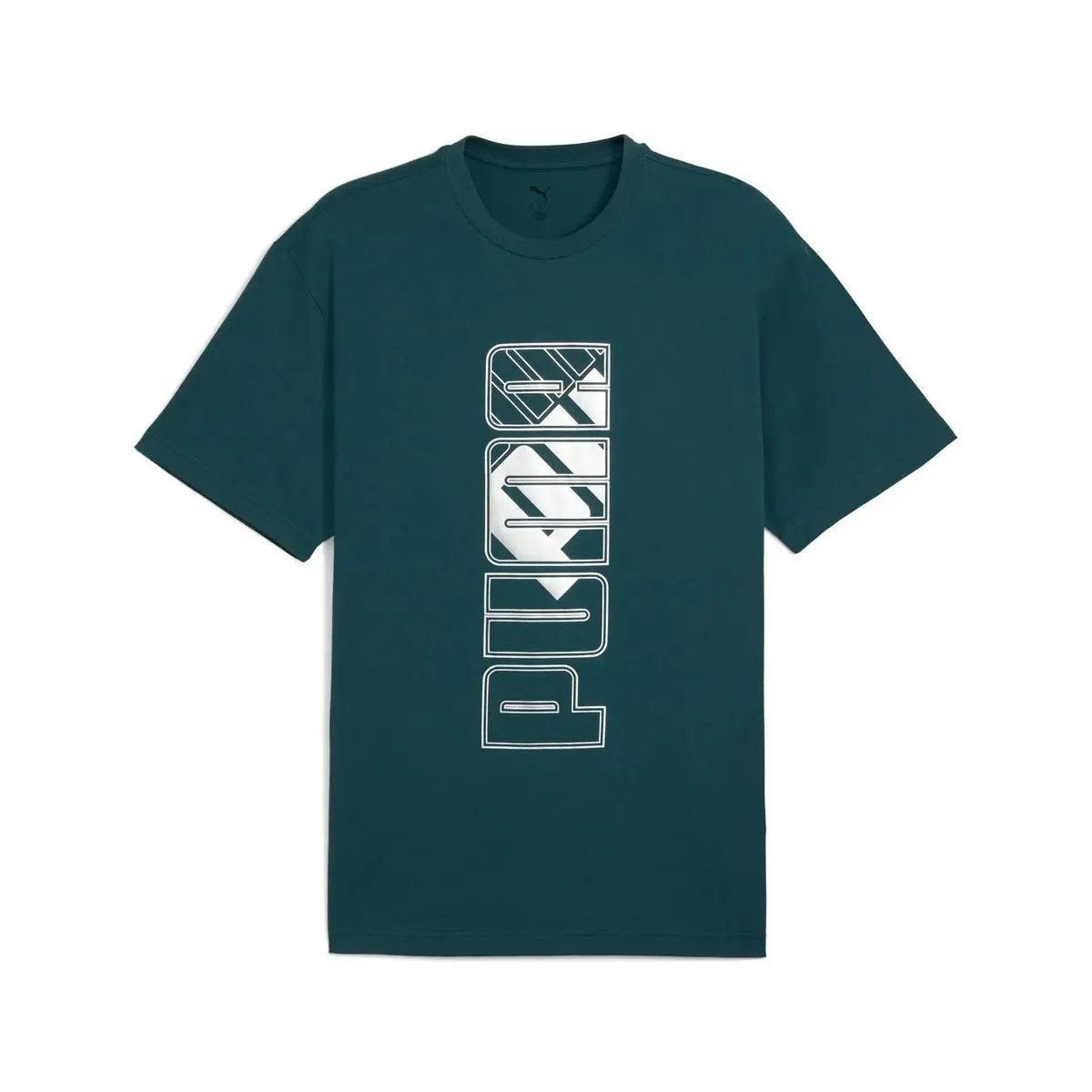 634453 MAXIMAL METALLIC RELAXED TEE VERDE PUMA