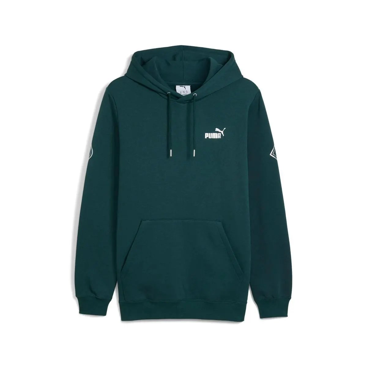634454 MAXIMAL METALLIC HOODIE VERDE PUMA