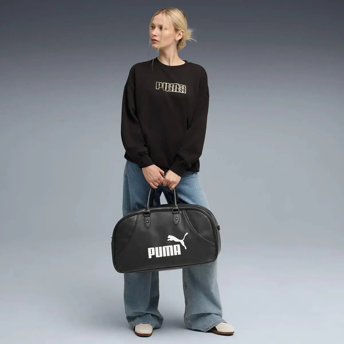 634462 MAXIMAL METALLIC CREW NERO PUMA