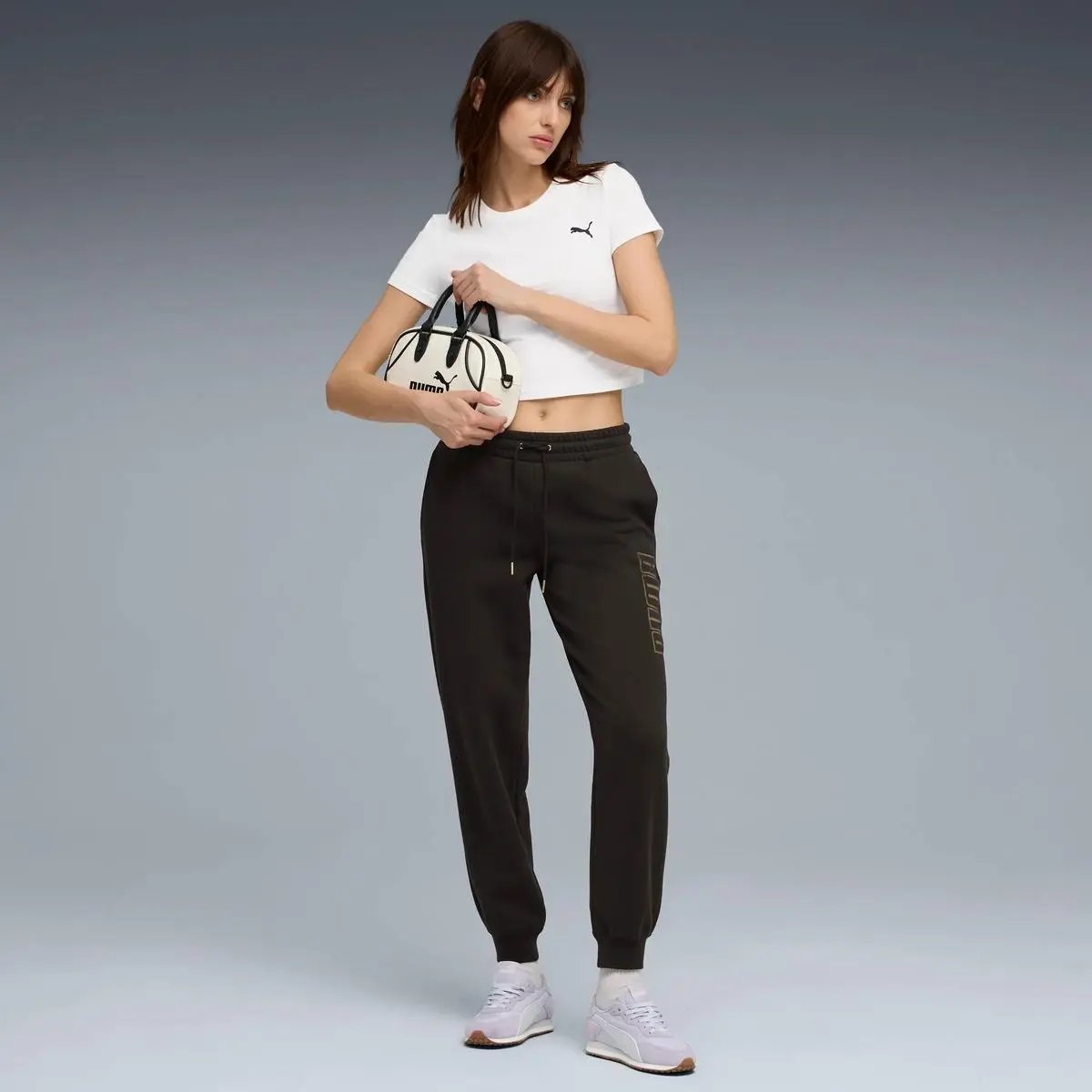 634463 MAXIMAL METALLIC SWEATPANTS NERO PUMA