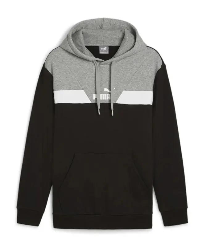 681731 POWER COLORBLOCK HOODIE NERO PUMA