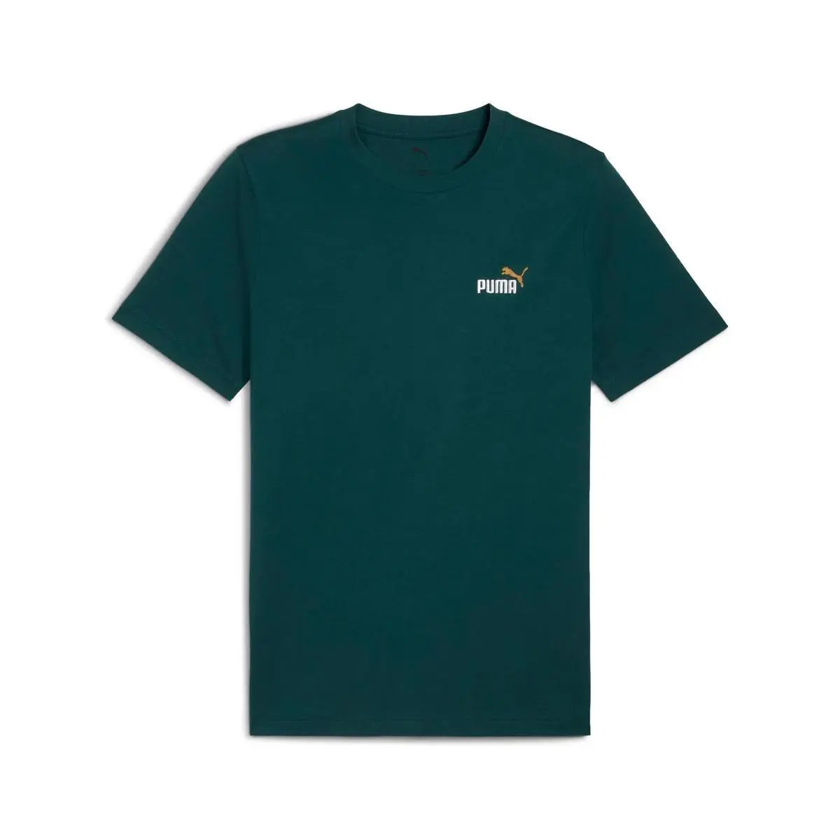 684717 ESS 2 COLOR SMALL LOGO TEE VERDE PUMA