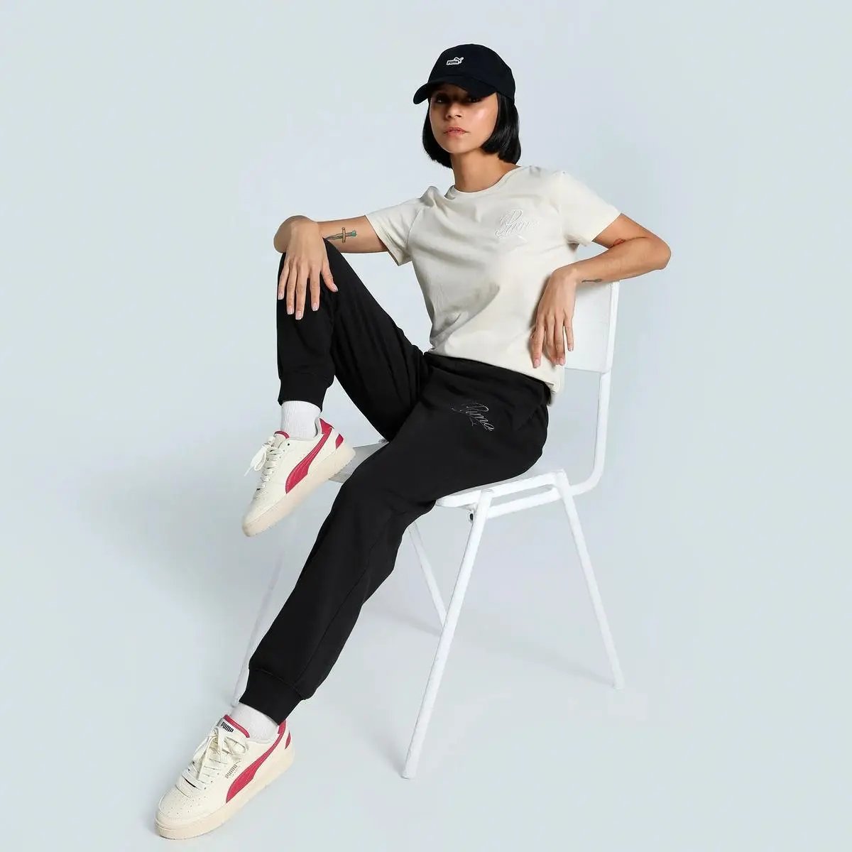 684985 SCRIPT COMFORT SWEARPANTS NERO PUMA
