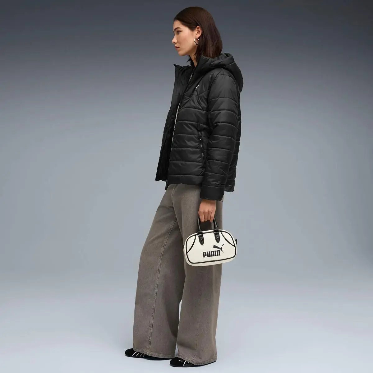 685231 ESS HODDED PADDED JACKET NERO PUMA