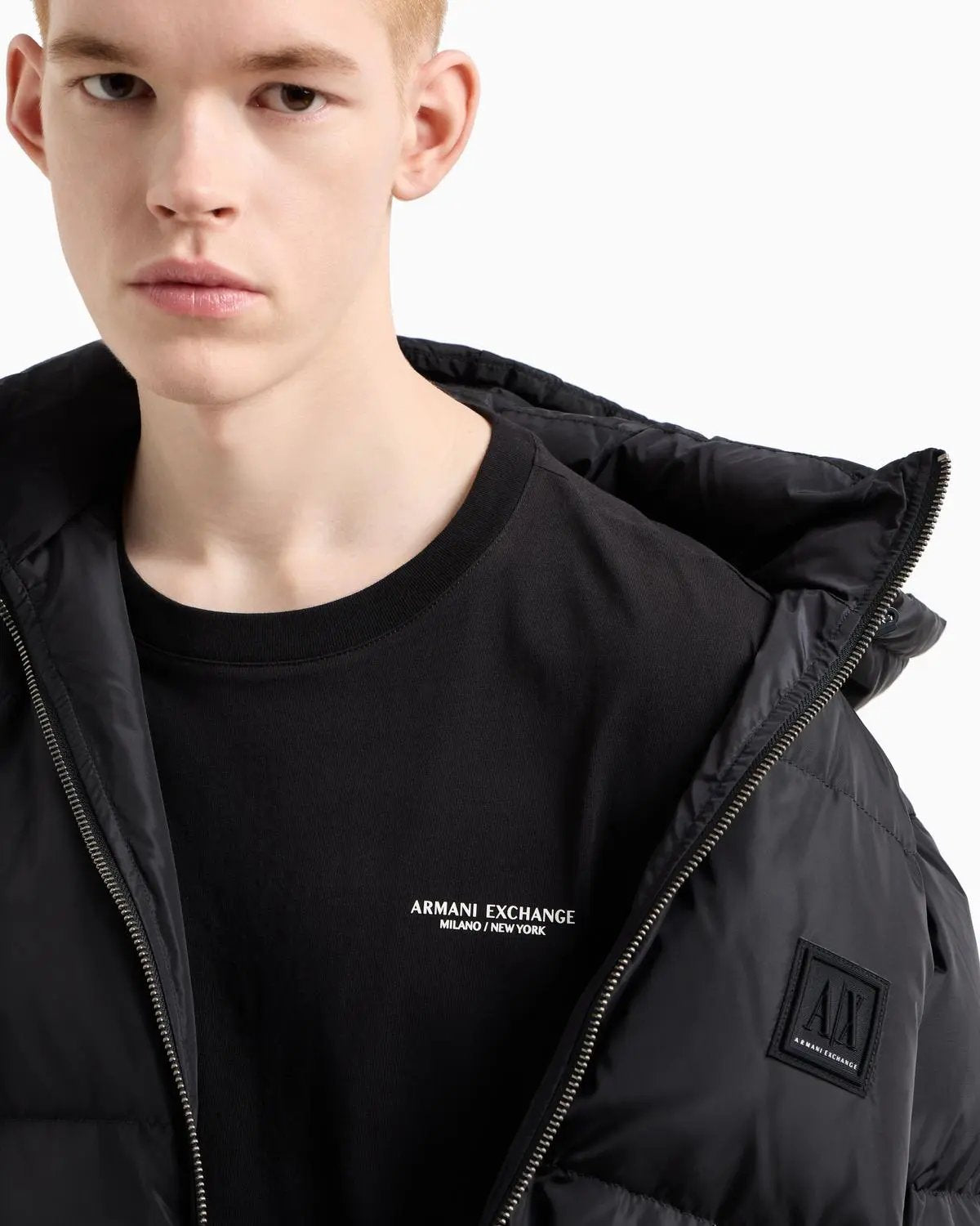 8NZT91 Z8H4Z T-SHIRT NERO ARMANI