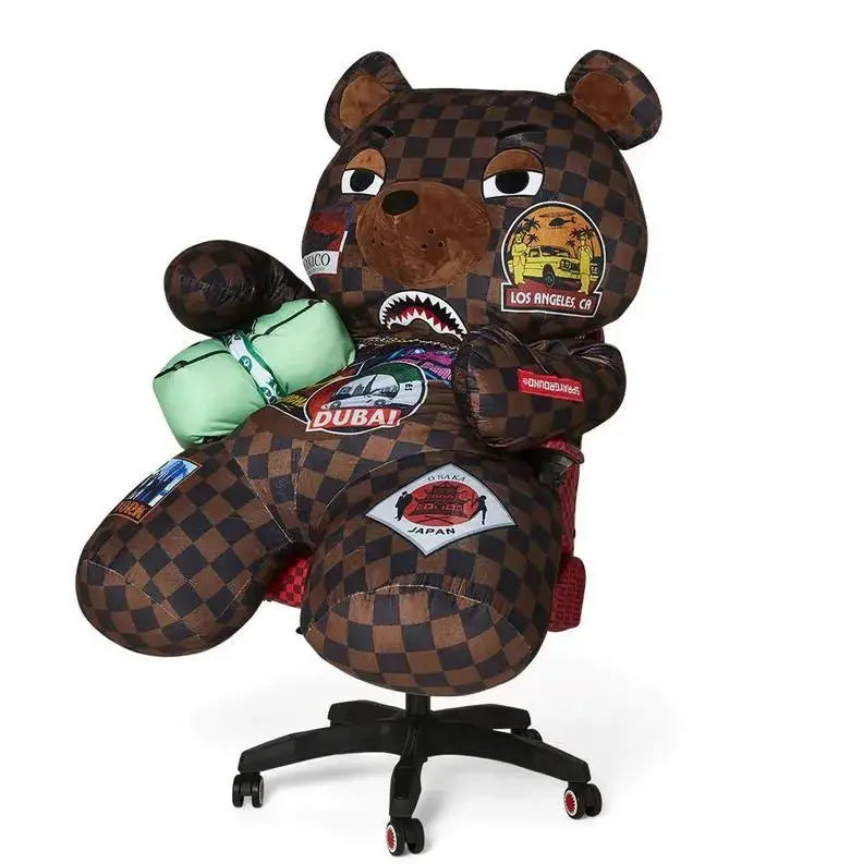 910B5228NSZ LARGEST BEAR IN THE WORLD BACKPACK MARRONE SPRAYGROUND